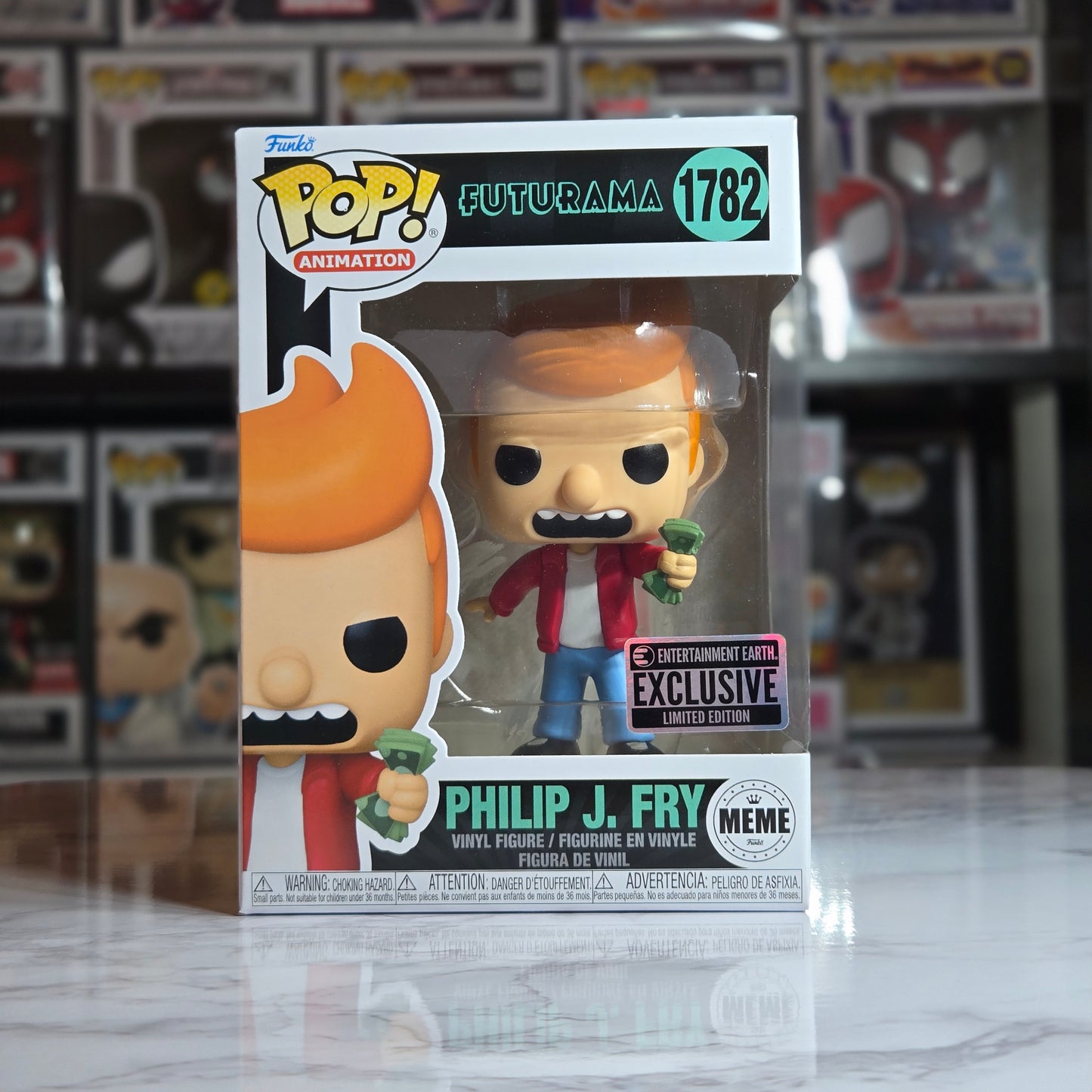 Philip J. Fry Take My Money #1782 Funko Pop - Entertainment Earth Exclusive
