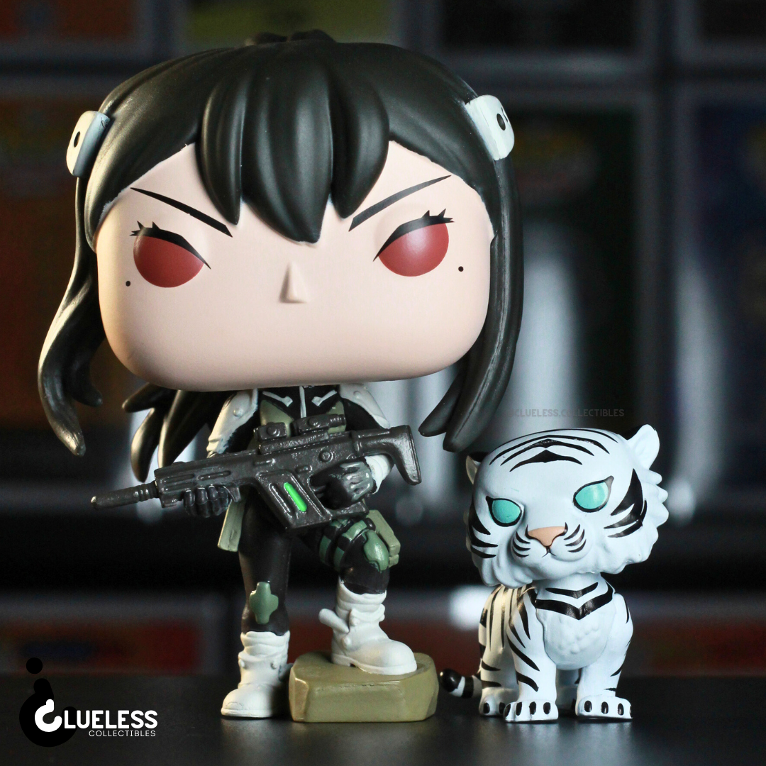 Funko Pop! w/ Buddy Kaiju No. 8 - Mina Ashiro & Bakko #2085 - Entertainment Earth Exclusive