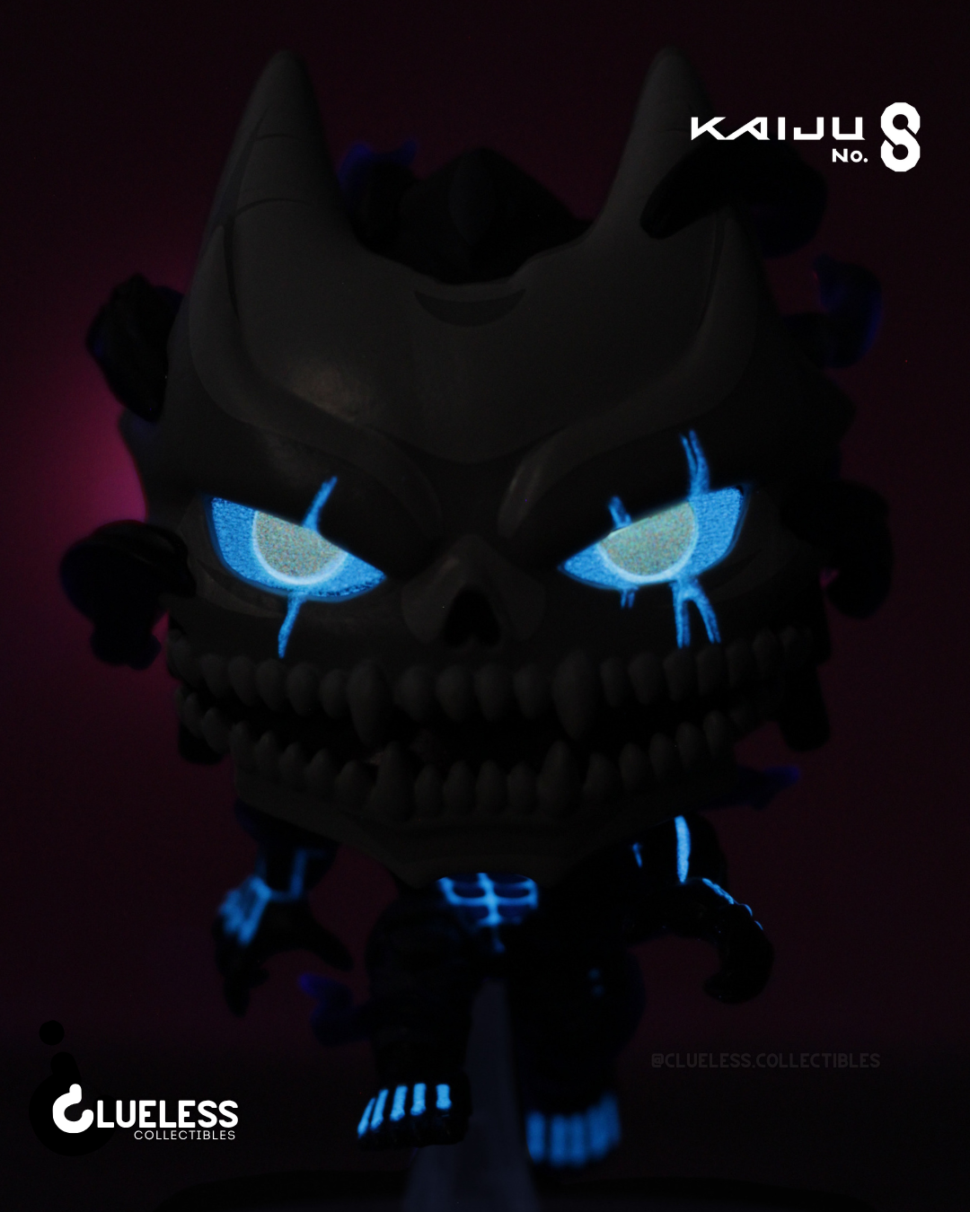 Funko Pop! Kaiju No. 8 - Kaiju No. 8 (Uncontrollable) Glow-in-the-Dark #2326 - Entertainment Earth Exclusive