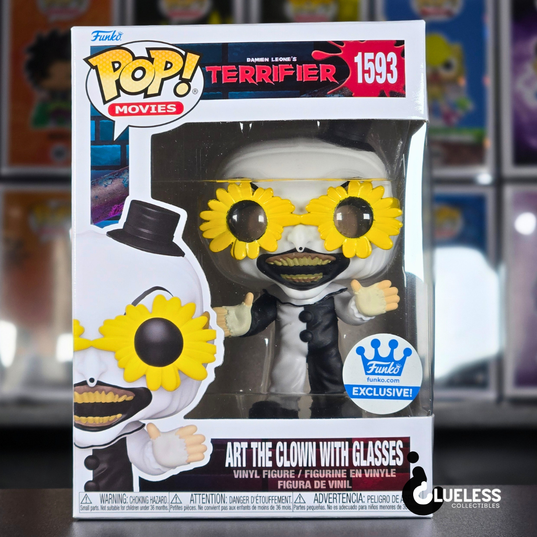 Funko Pop! Terrifier: Art the Clown with Glasses #1593 - Funko Shop Exclusive