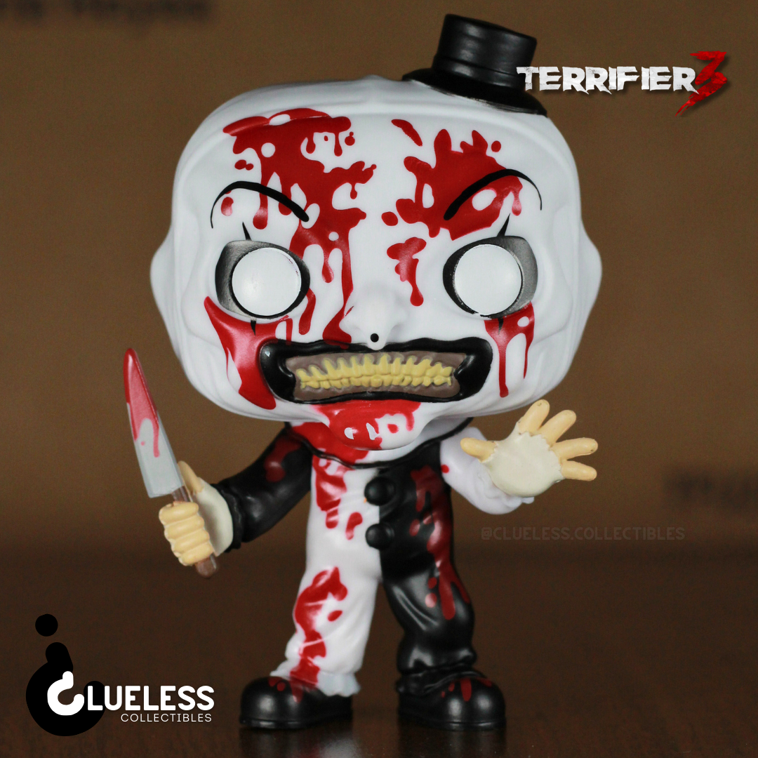 Funko Pop! Terrifier 3 Art the Clown Bloody #1948 - Entertainment Earth Exclusive