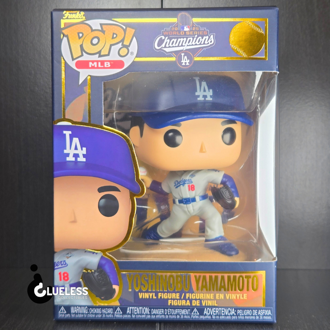 Funko Pop! MLB Dodgers Yoshinobu Yamamoto 2025 World Series MVP