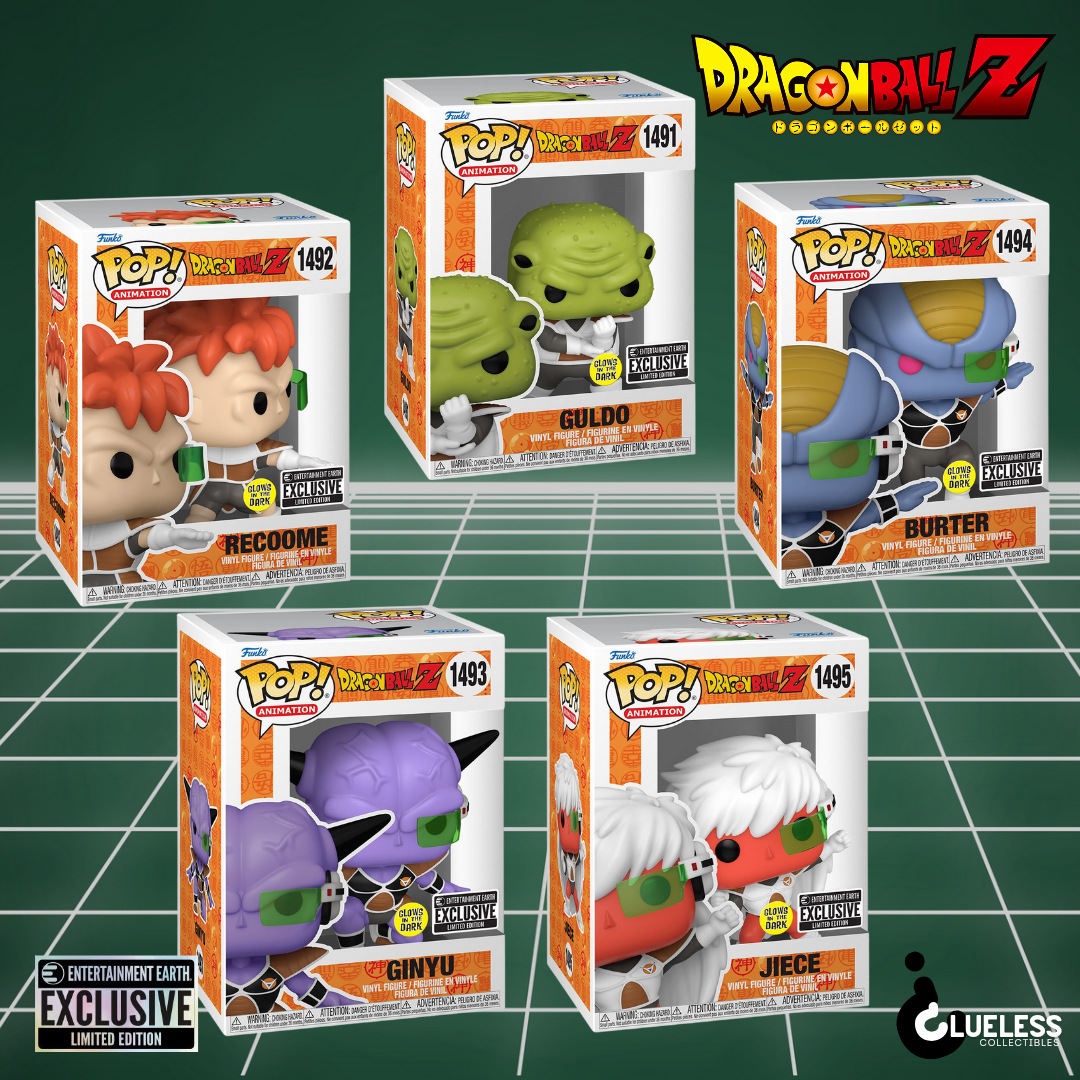 Glow in the Dark Ginyu Force Five Pack Bundle - Entertainment Earth Exclusive