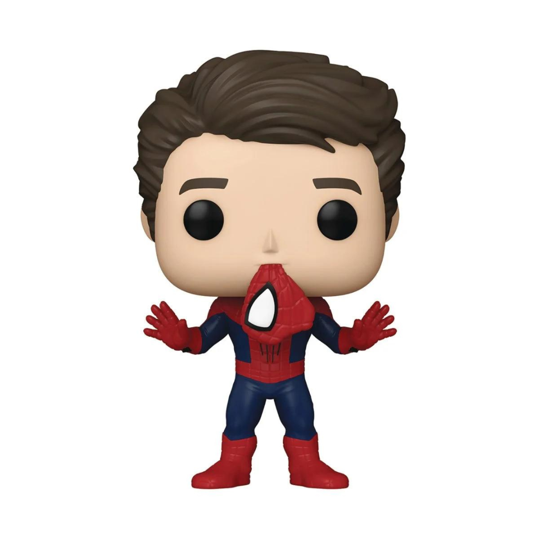 Spider-Man: No Way Home The Amazing Spider-Man Unmasked Pop! Vinyl Figure - Previews Exclusive
