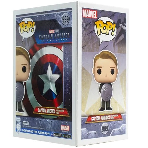 Captain America with Prototype Shield Pop! Vinyl Figure - Entertainment Earth Exclusive