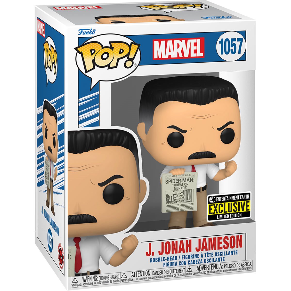 Spider-Man J. Jonah Jameson Pop! Vinyl Figure - EE Exclusive
