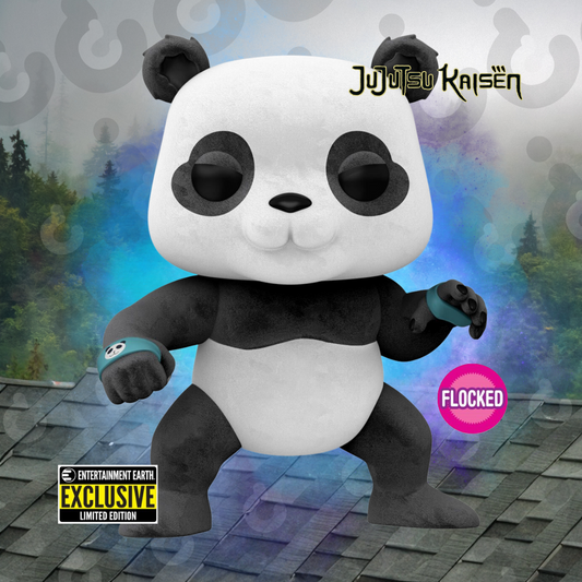 Panda Flocked Funko Pop! - Entertainment Earth Exclusive