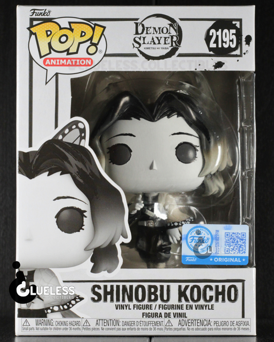 Funko Pop! Demon Slayer Shinobu Kocho (Sumi-Ink) #2195 - Entertainment Earth Exclusive