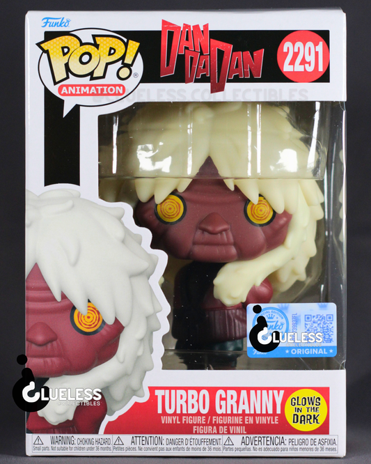 Funko Pop! Dandadan Turbo Granny Glow-in-the-Dark #2291 - Entertainment Earth Exclusive