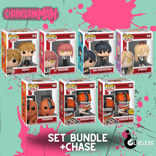 Chainsaw Man Funko Pop! Set Bundle with Chase