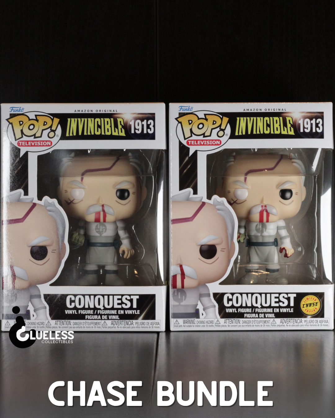Funko Pop! Invincible Conquest Chase Bundle #1913