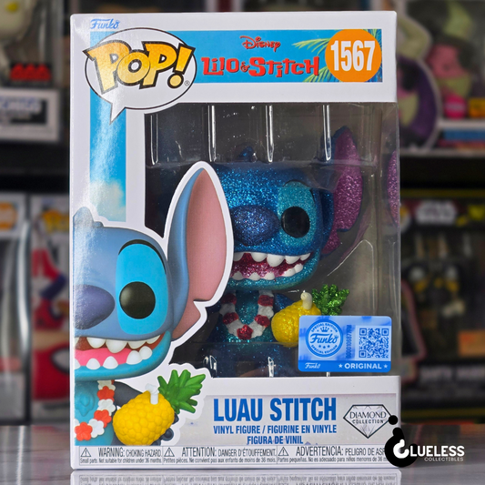 Funko Pop! Diamond Collection Lilo and Stitch: Luau Stich - Funko Hollywood Exclusive