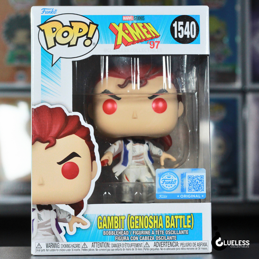 Funko Pop! X-Men '97 Gambit (Genosha Battle) #1540 - Entertainment Earth Exclusive