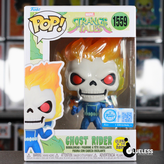 Funko Pop! Marvel Strange Tales: Ghost Rider (Glow-in-the-Dark) #1559 - Entertainment Earth Exclusive