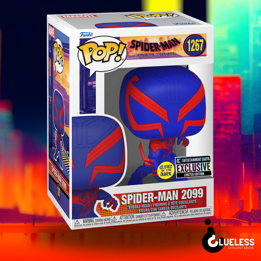 Spider-Man 2099 Glow-in-the-Dark Funko Pop! -  Entertainment Earth Exclusive