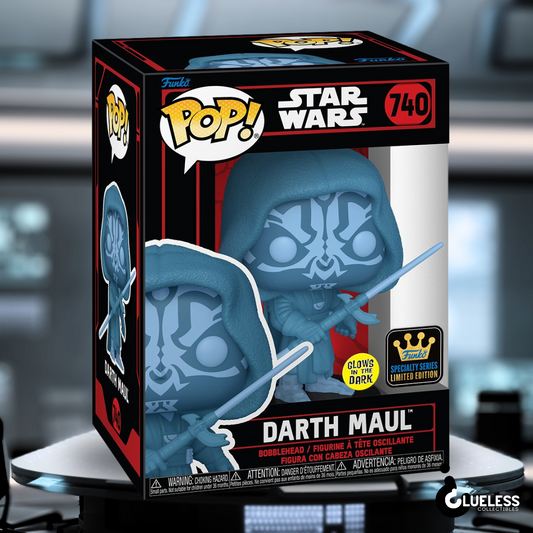 Glow in the Dark Holographic Darth Maul Funko Pop - Specialty Series Exclusive