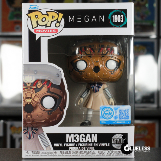 Funko Pop! M3GAN (Metallic) Funko Pop! #1903 - Entertainment Earth Exclusive