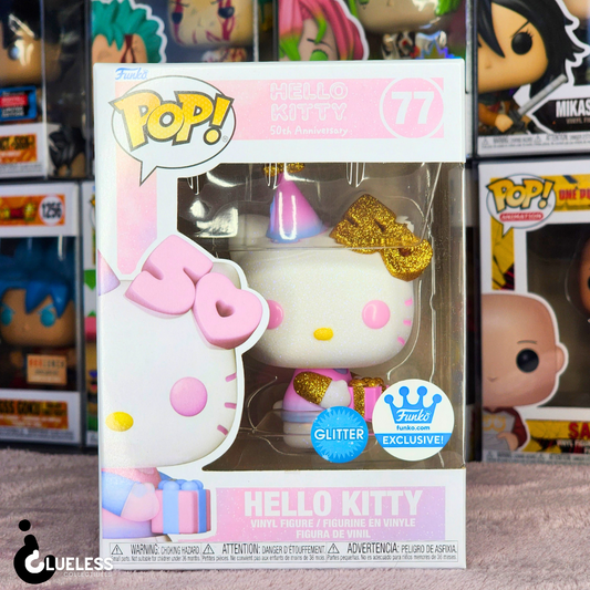 Glitter Hello Kitty with Present Funko Pop! - Funko Exclusive