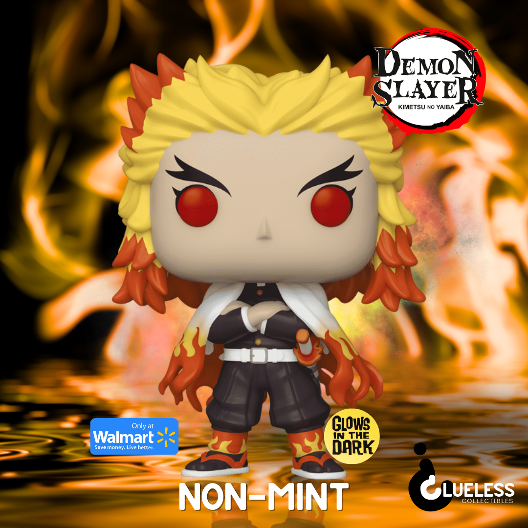 Non-Mint] Glow in the Dark Rengoku Funko Pop! - Walmart Exclusive –  Clueless Collectibles