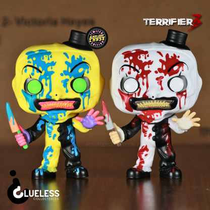 Funko Pop! Terrifier 3 Art the Clown Bloody Chase Bundle #1948 - Entertainment Earth Exclusive