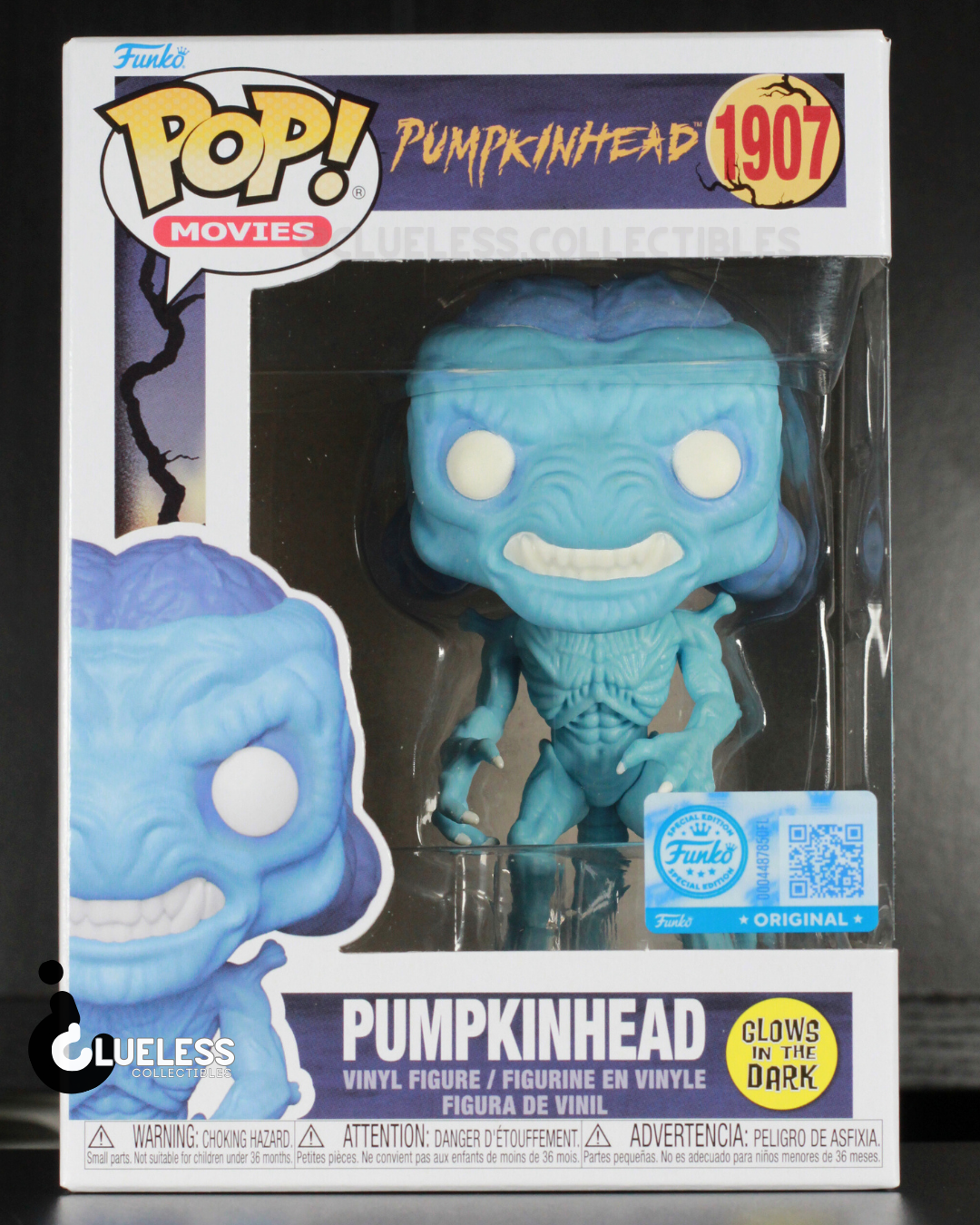 Funko Pop! Pumpkinhead Glow-in-the-Dark #1907 - Entertainment Earth Exclusive