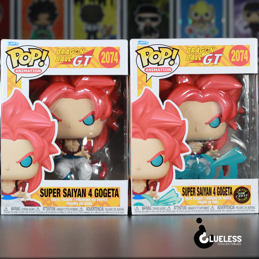Funko Pop! Dragon Ball GT - Super Saiyan 4 Gogeta Chase Bundle #2074