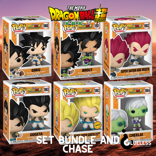 Dragon Ball Super: Broly Funko Pop Set Bundle and Chase