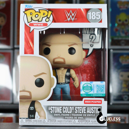 Funko Pop! WWE Stone Cold Steve Austin (What?) Pop! #185 - Entertainment Earth Exclusive