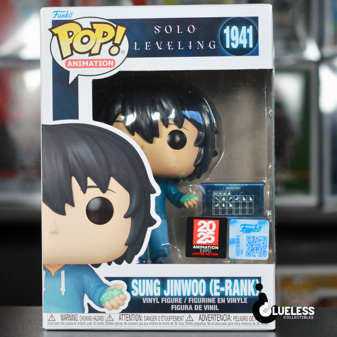 Funko Pop! Solo Leveling Sung Jinwoo (E-Rank) #1941 - Animation Expo Exclusive