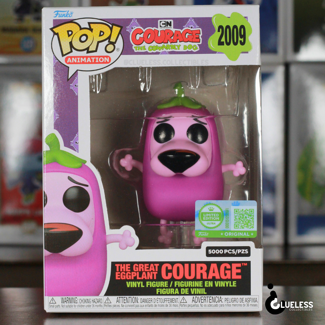 Funko Pop! Courage the Cowardly Dog: The Great Eggplant Courage #2009 [LE 5000]