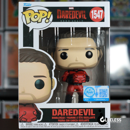 Funko Pop! Daredevil: Born Again - Daredevil Unmasked #1547 - Entertainment Earth Exclusive